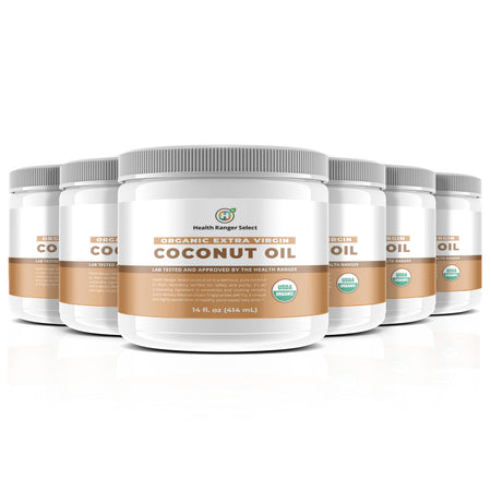 Organic Extra Virgin Coconut Oil 14 oz (6-Pack)