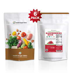 Organic Freeze-Dried Whole Raspberries 1.7 oz (48g) (6-Pack)