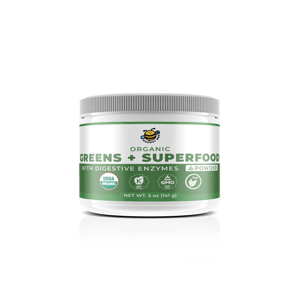 Organic Greens + Superfood Powder With Digestive Enzymes