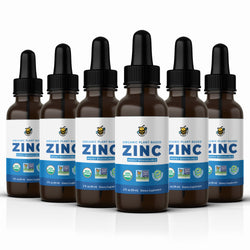 Organic Plant-Based Zinc 2 fl oz (59 ml) (6-Pack)