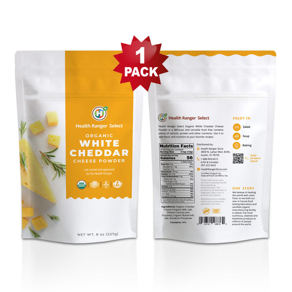 Organic White Cheddar Cheese Powder