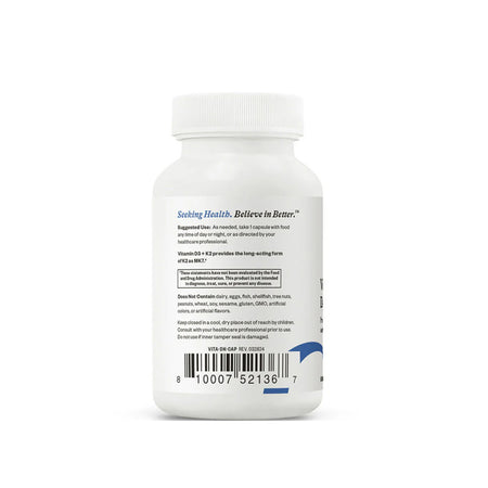 Vitamin D3 + K2 60 Capsules