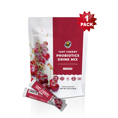 Tart Cherry Probiotics Drink Mix (14 counts) 1.24 oz (35g)