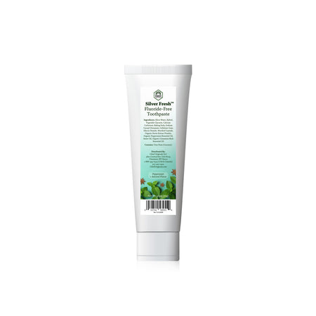 Silver Fresh Fluoride-Free Toothpaste (Peppermint + Anise) 2.5oz (70g)