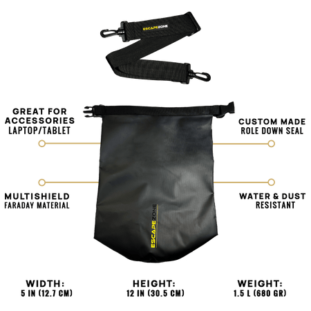 EscapeZone Faraday Dry Bag – 5 Liter