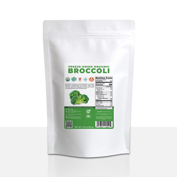 Freeze-Dried Organic Broccoli