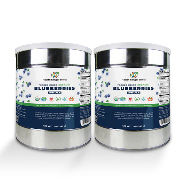 Freeze-Dried Organic Whole Blueberries