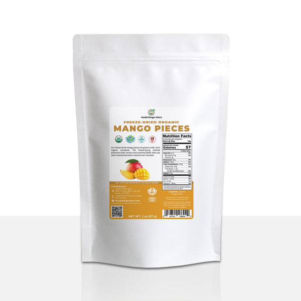 Organic Freeze-Dried Mango Pieces