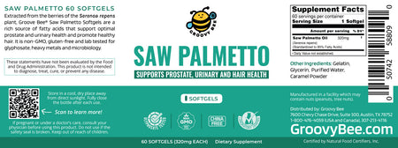 Saw Palmetto 320mg 60 Softgels