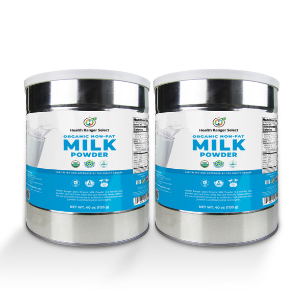 Organic Non-Fat Milk, Heavy Cream and Butter Powders